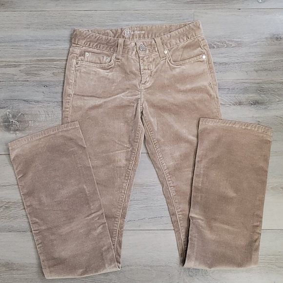 Bebe Tan Corduroy Jeans - Picture 2 of 8